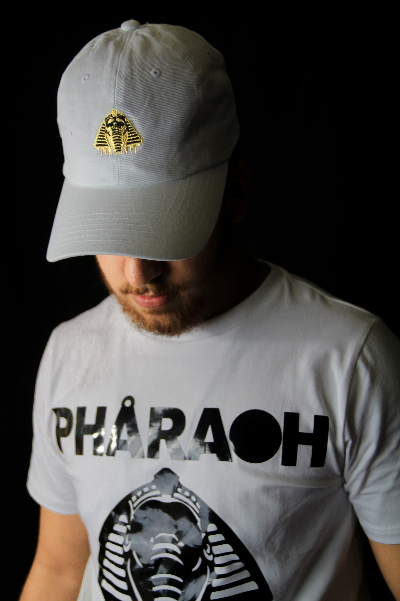 THE ROYAL PHARAOH WHITE DAD HAT - Pharaoh Threads
